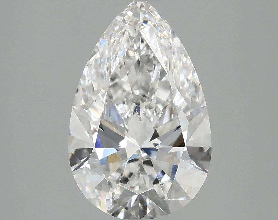 2.01 Carat Pear Shaped Ideal Cut VVS1 IGI Certified Lab Grown Diamond