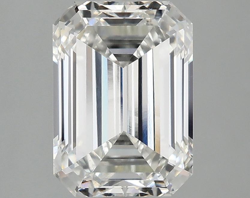 3.03 Carat Emerald Shaped Excellent Cut VVS2 IGI Certified Lab Grown Diamond