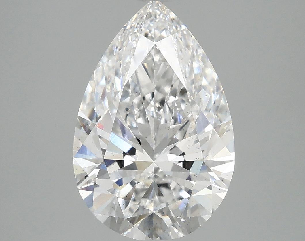 3.09 Carat Pear Shaped Excellent Cut SI1 IGI Certified Lab Grown Diamond