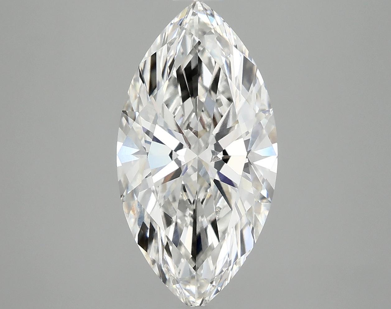 3.01 Carat Marquise Shaped Ideal Cut VVS2 IGI Certified Lab Grown Diamond