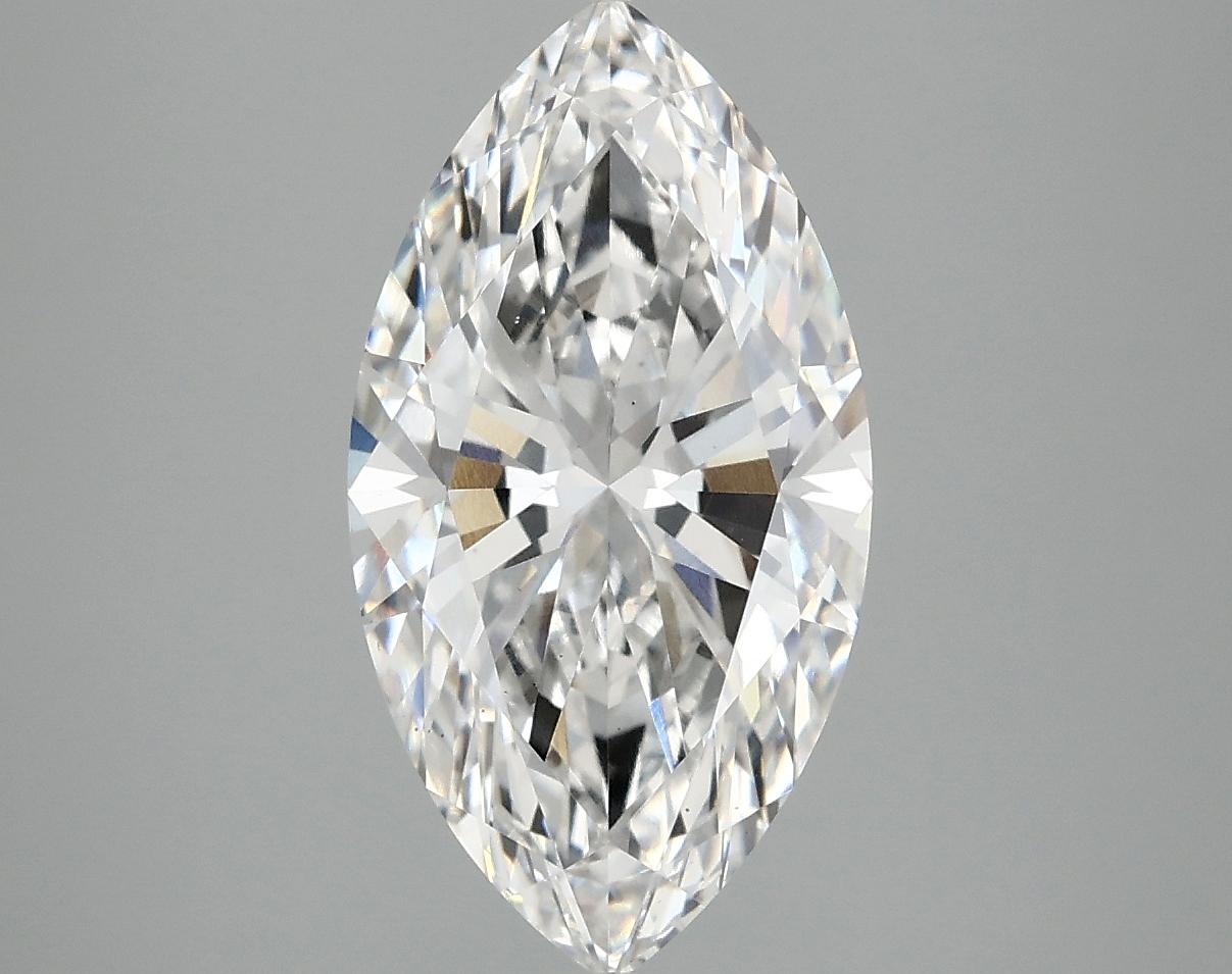 3.13 Carat Marquise Shaped Excellent Cut VS2 IGI Certified Lab Grown Diamond