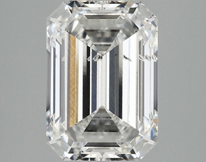 3.02 Carat Emerald Shaped Ideal Cut SI1 IGI Certified Lab Grown Diamond