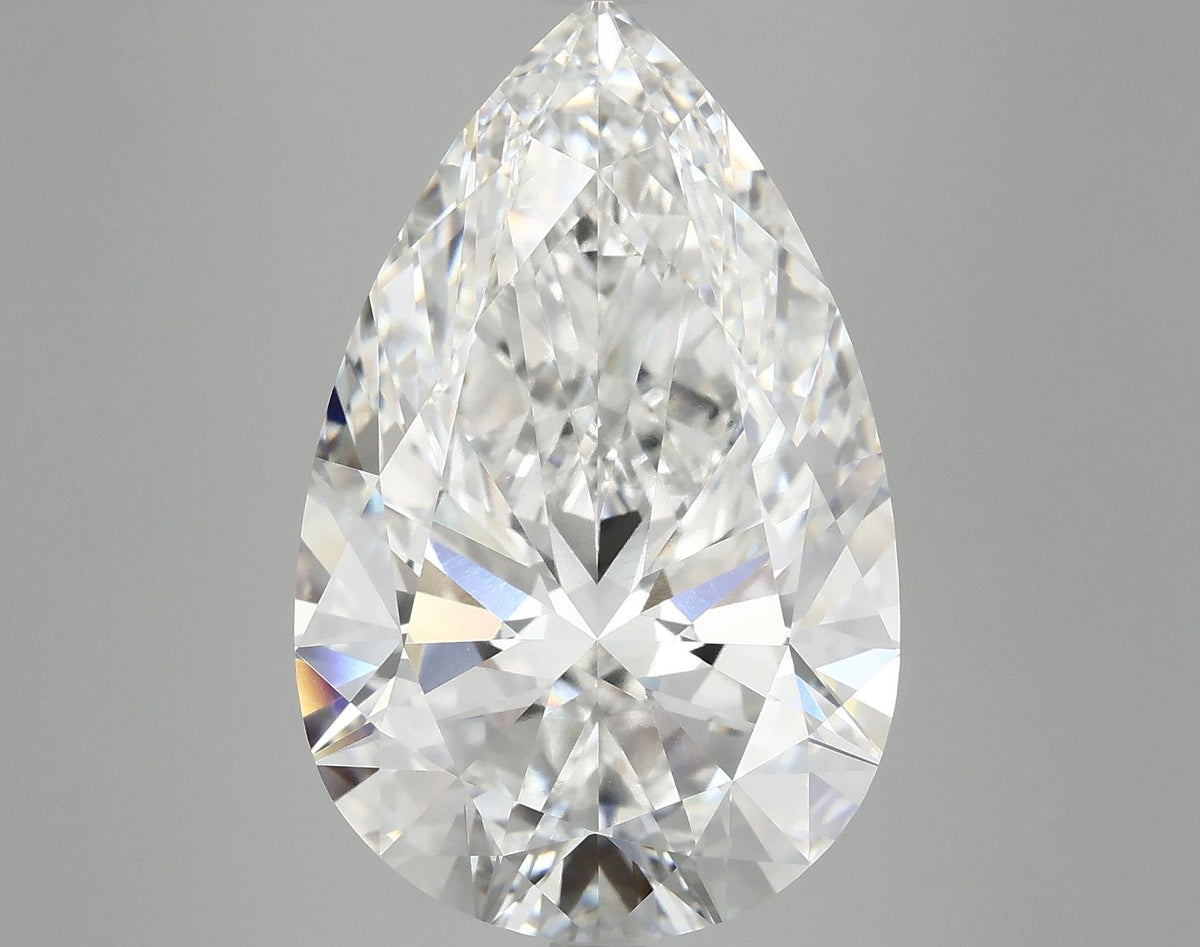 9.55 Carat Pear Shaped Ideal Cut VVS2 IGI Certified Lab Grown Diamond