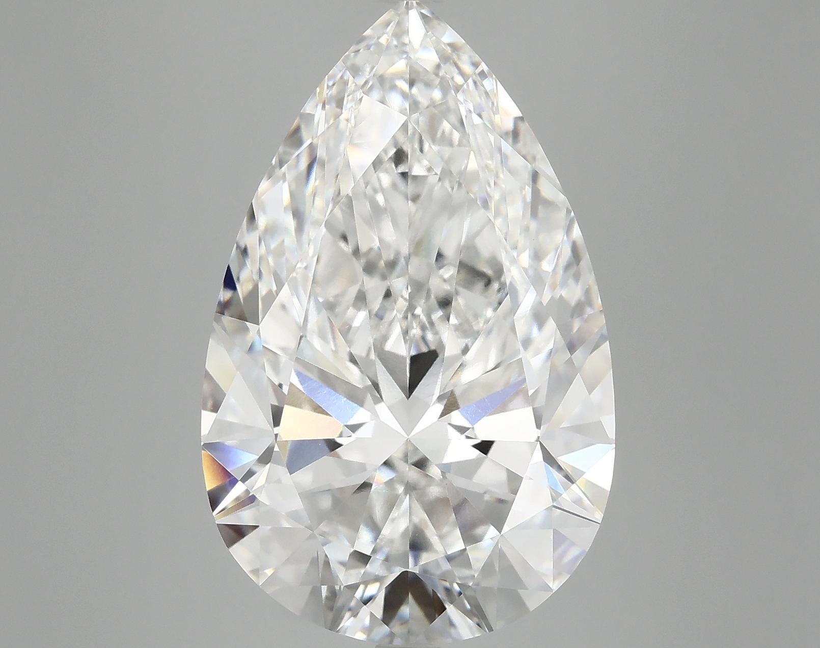 9.55 Carat Pear Shaped Ideal Cut VVS2 IGI Certified Lab Grown Diamond