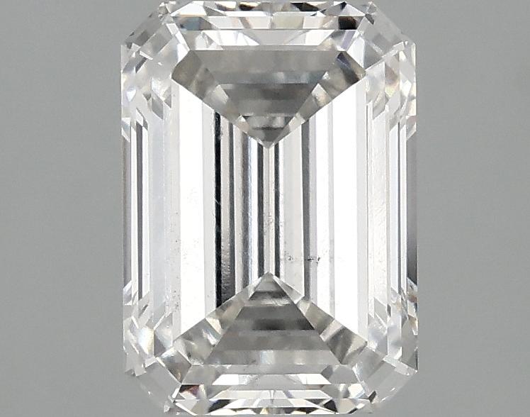 2.01 Carat Emerald Shaped Ideal Cut SI1 IGI Certified Lab Grown Diamond