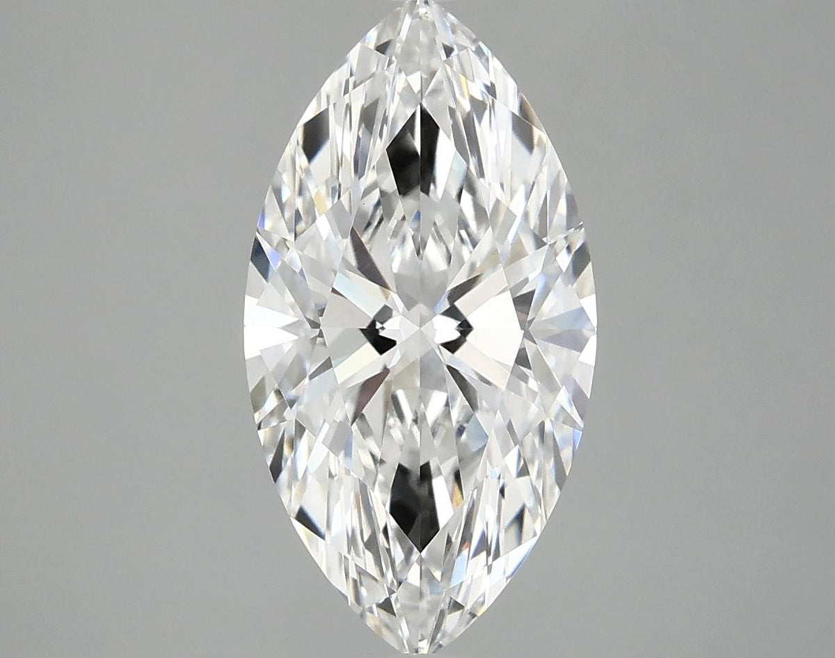 3.02 Carat Marquise Shaped Excellent Cut VVS2 IGI Certified Lab Grown Diamond