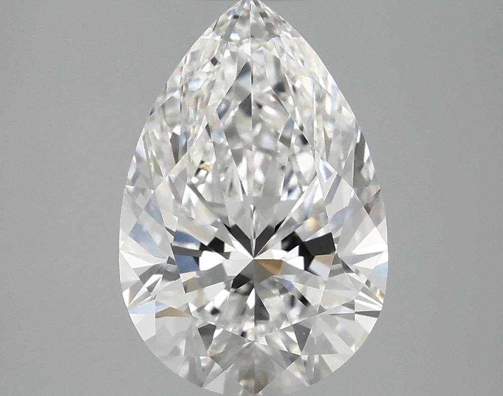 3.01 Carat Pear Shaped Excellent Cut VVS2 IGI Certified Lab Grown Diamond