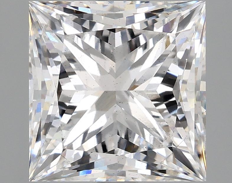 4.68 Carat Princess Shaped Ideal Cut SI1 IGI Certified Lab Grown Diamond