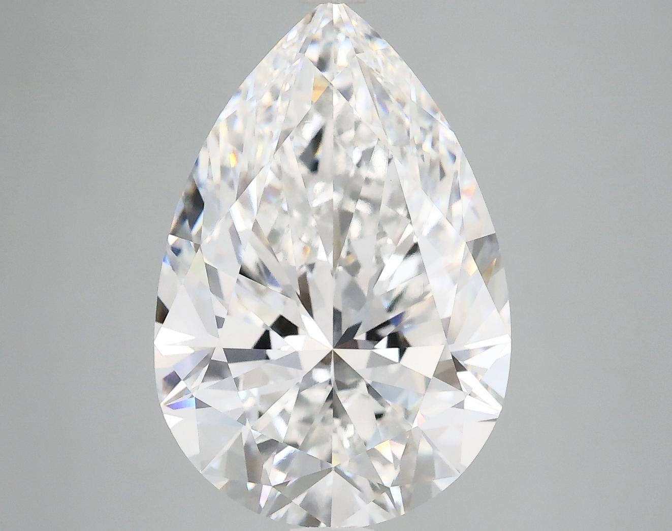 6.51 Carat Pear Shaped Excellent Cut VVS2 IGI Certified Lab Grown Diamond
