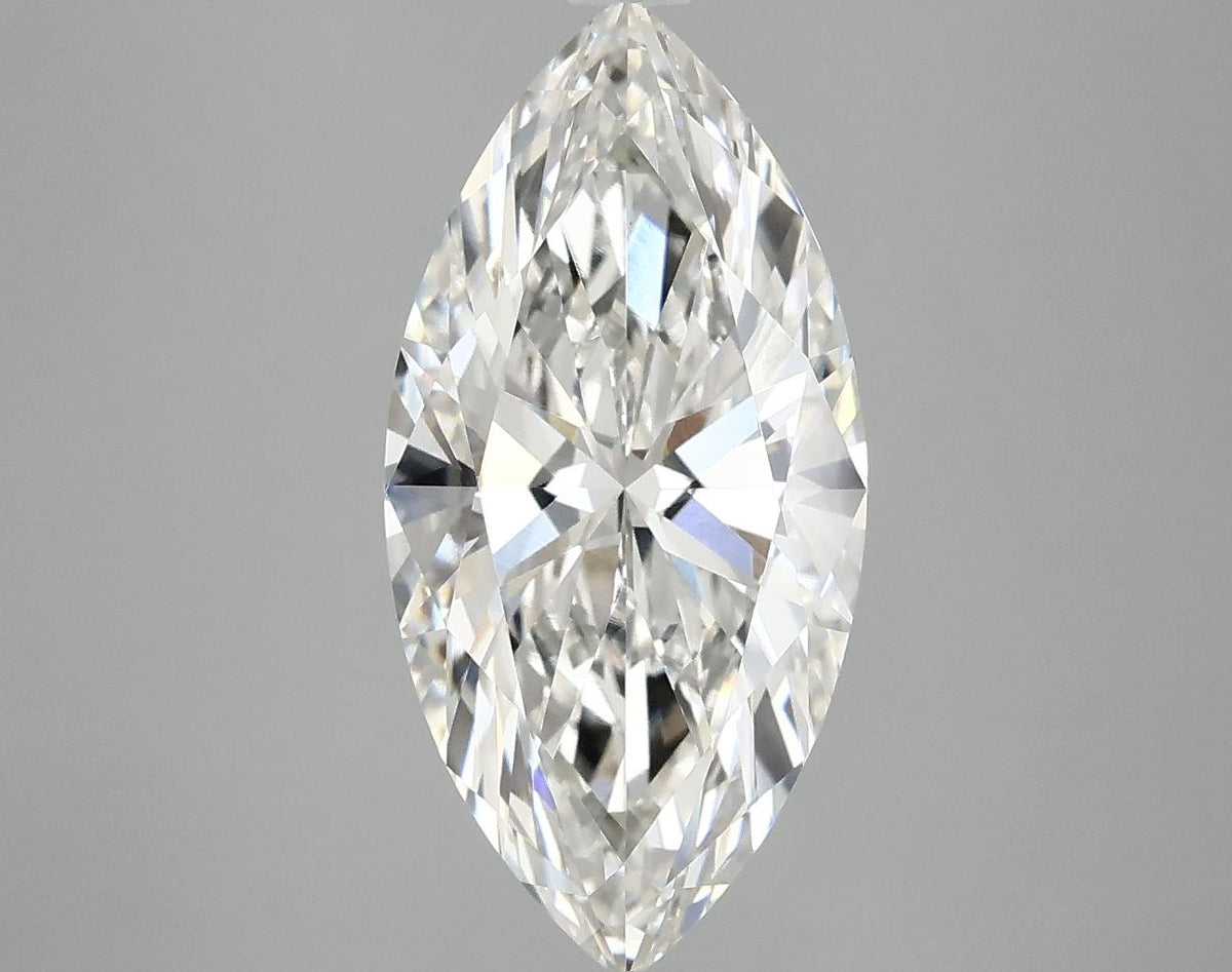 3.0 Carat Marquise Shaped Ideal Cut VVS2 IGI Certified Lab Grown Diamond
