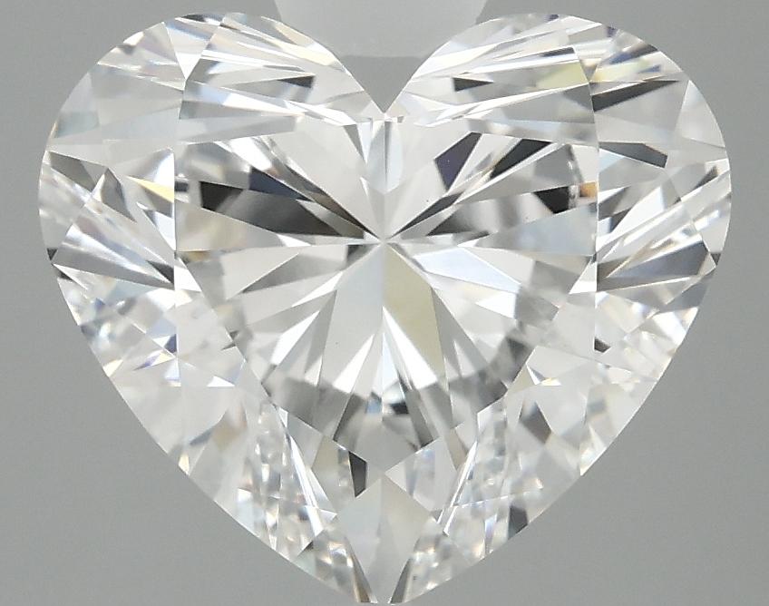 3.74 Carat Heart Shaped Ideal Cut VVS2 IGI Certified Lab Grown Diamond