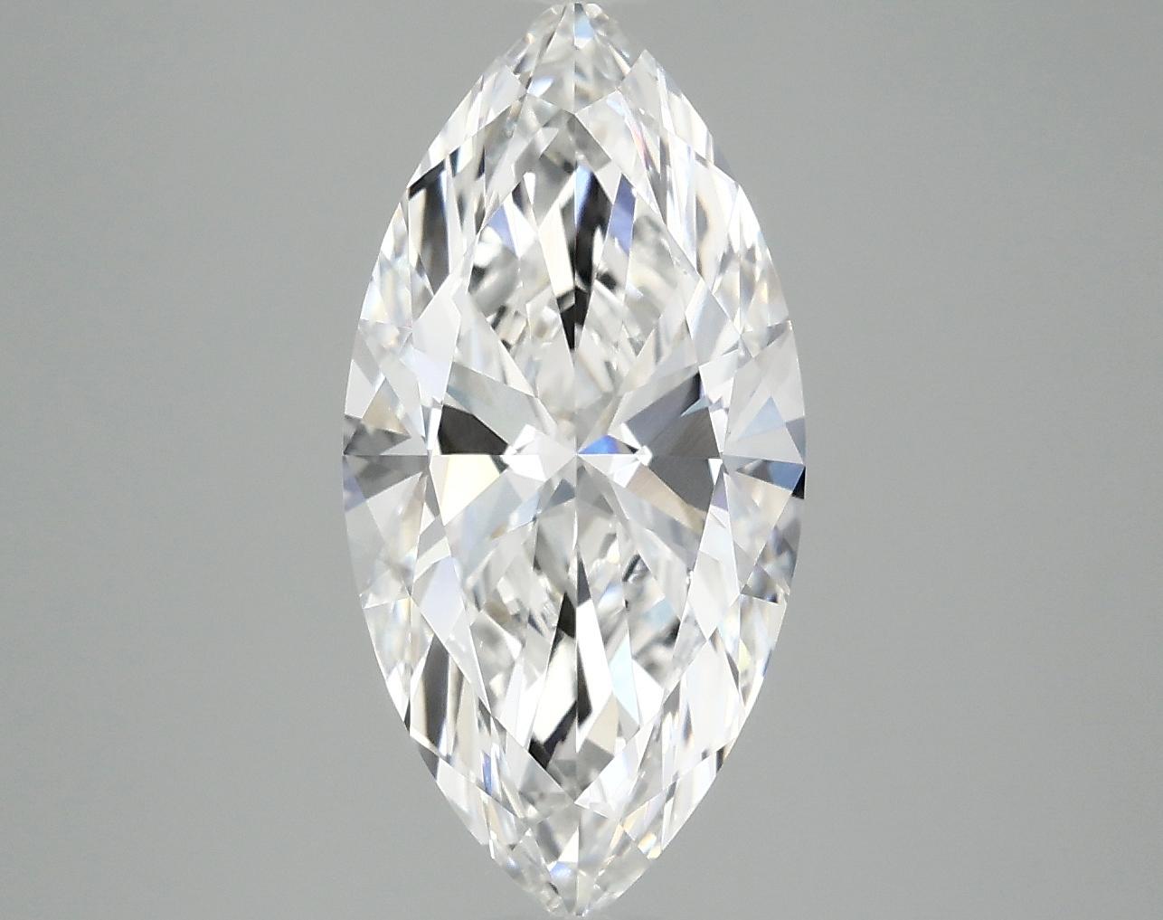 3.0 Carat Marquise Shaped Ideal Cut VVS2 IGI Certified Lab Grown Diamond