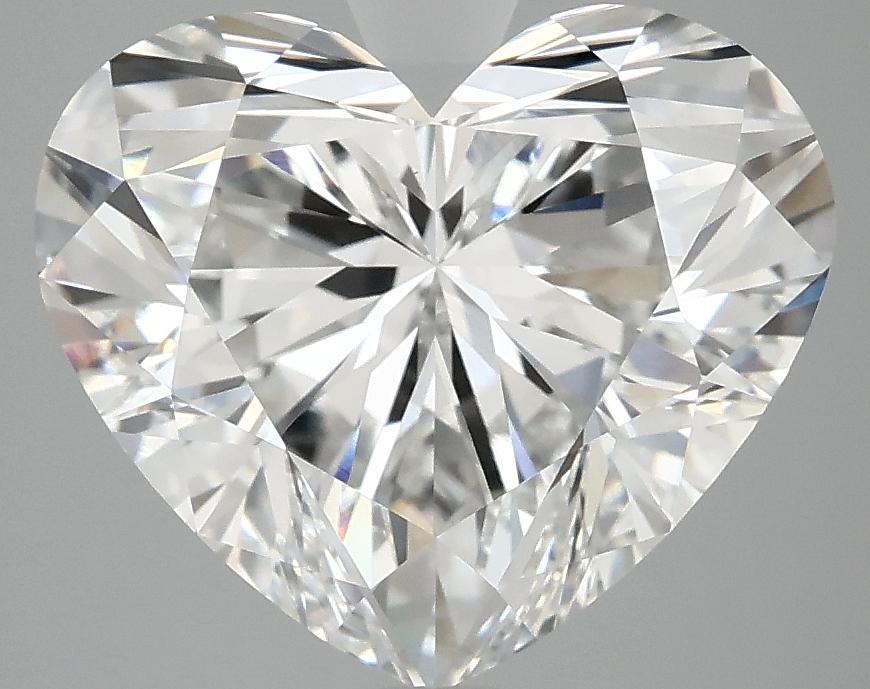 5.03 Carat Heart Shaped Ideal Cut VVS2 IGI Certified Lab Grown Diamond