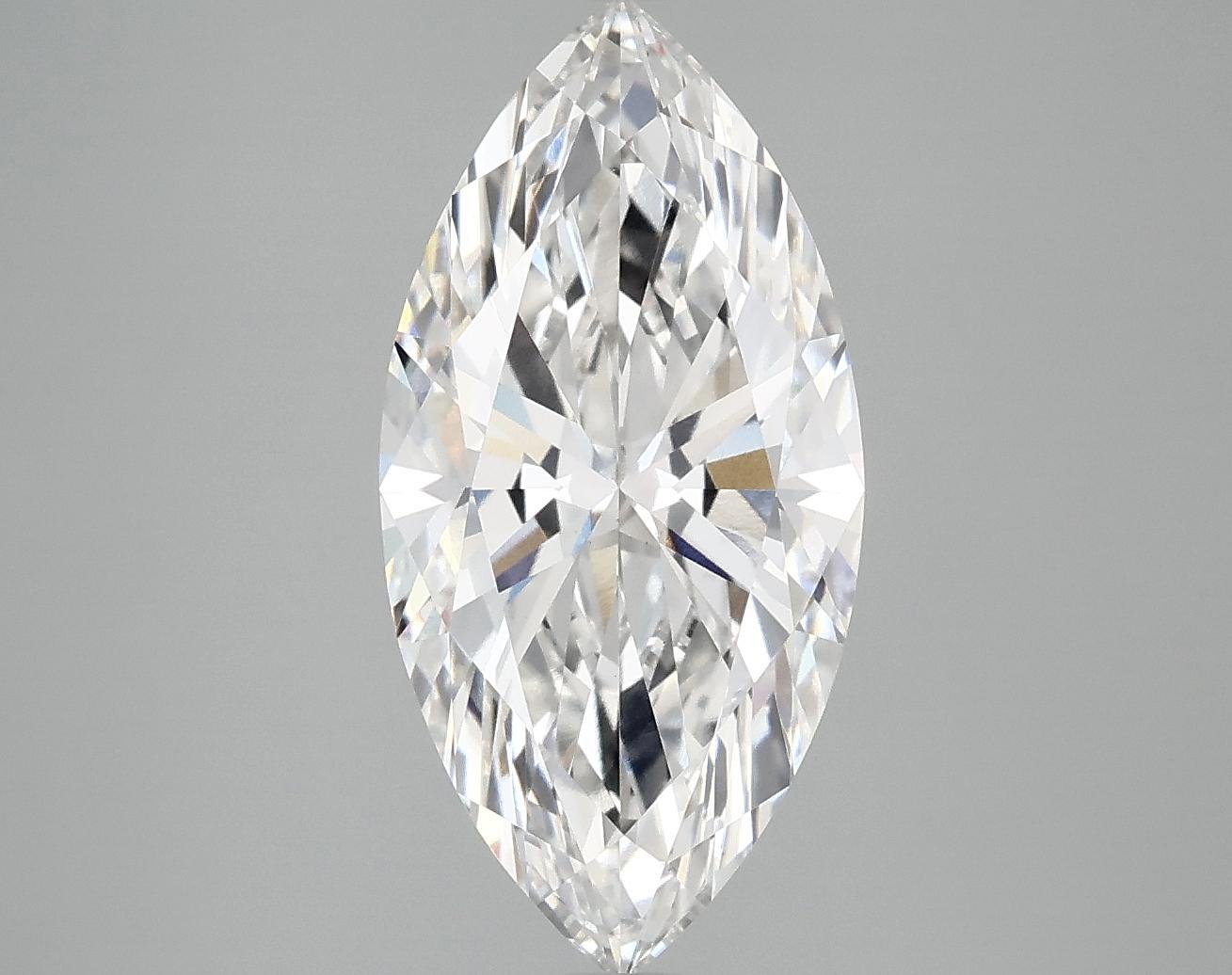 3.07 Carat Marquise Shaped Ideal Cut VS1 IGI Certified Lab Grown Diamond