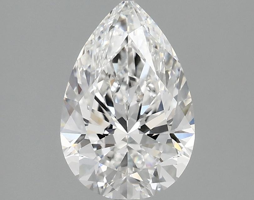 1.5 Carat Pear Shaped Excellent Cut VVS2 IGI Certified Lab Grown Diamond
