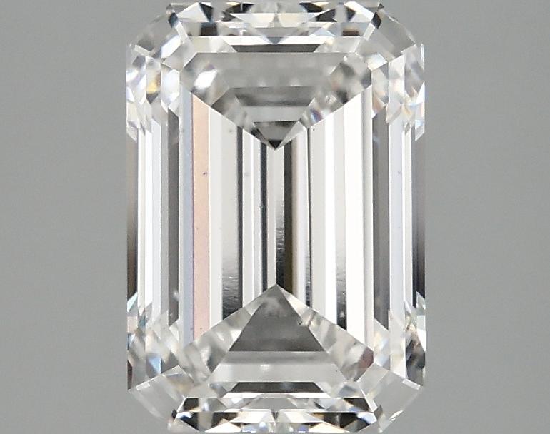 2.53 Carat Emerald Shaped Ideal Cut VS1 IGI Certified Lab Grown Diamond