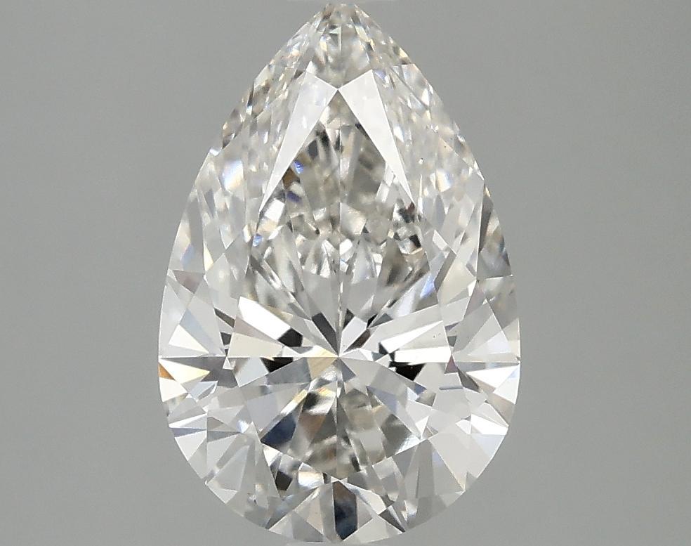 2.57 Carat Pear Shaped Excellent Cut VS1 IGI Certified Lab Grown Diamond