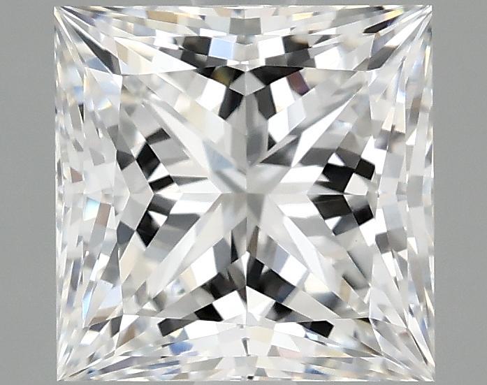 2.08 Carat Princess Shaped Ideal Cut VVS2 IGI Certified Lab Grown Diamond