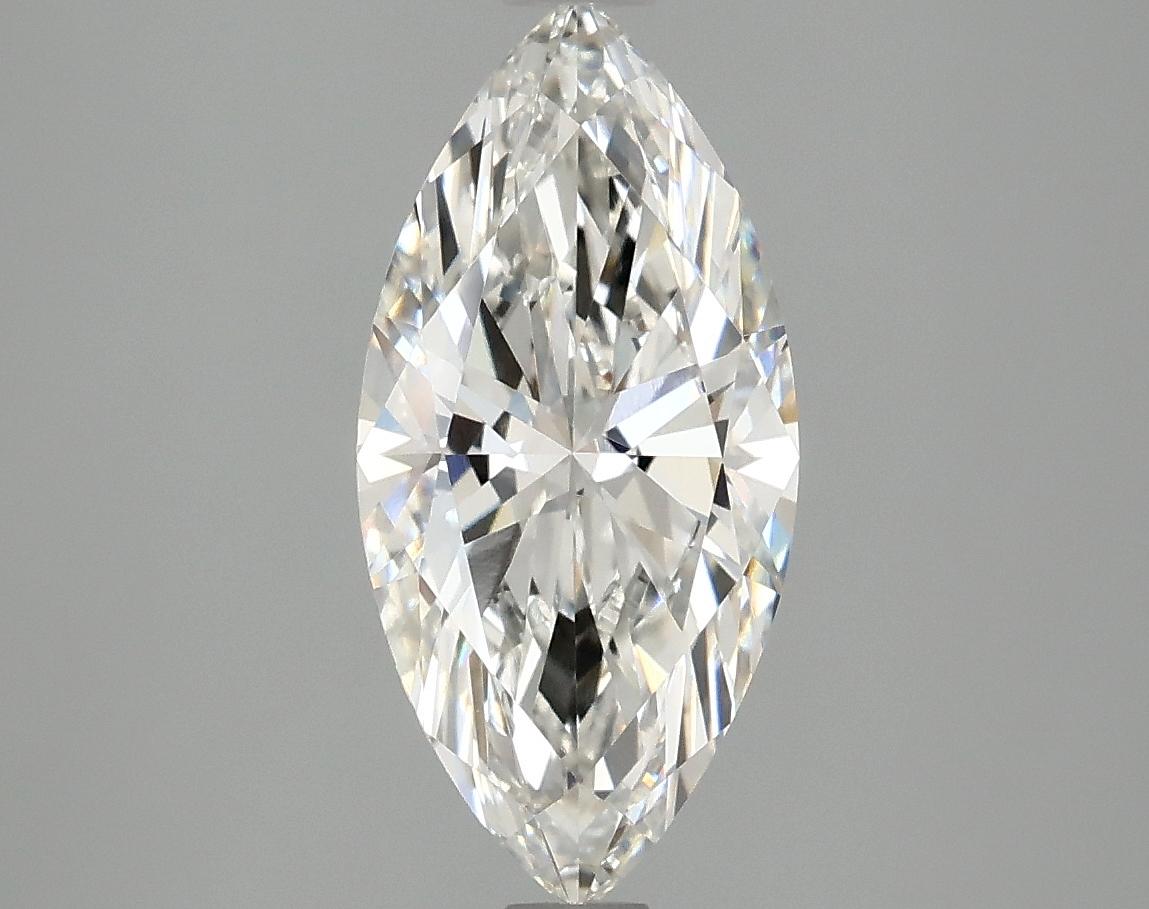 2.03 Carat Marquise Shaped Excellent Cut VVS2 IGI Certified Lab Grown Diamond
