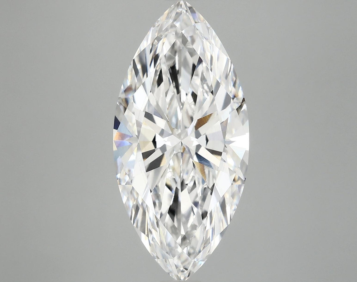 5.02 Carat Marquise Shaped Excellent Cut VS2 GSI Certified Lab Grown Diamond