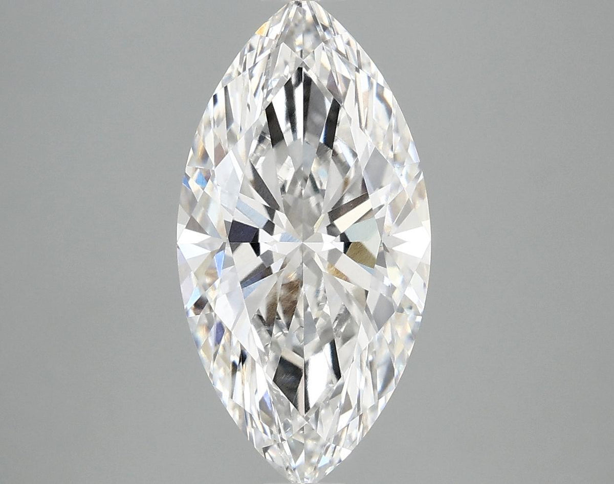 3.09 Carat Marquise Shaped Ideal Cut VVS2 IGI Certified Lab Grown Diamond