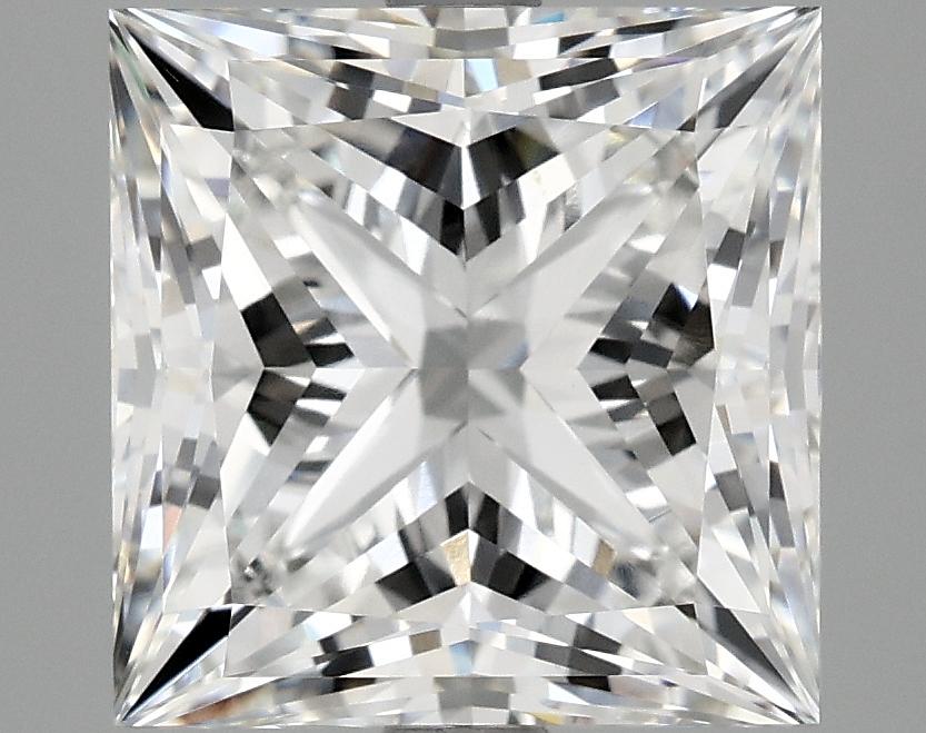 4.74 Carat Princess Shaped Ideal Cut VVS2 IGI Certified Lab Grown Diamond