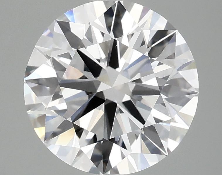 2.5 Carat Round Shaped Ideal Cut VVS2 IGI Certified Lab Grown Diamond