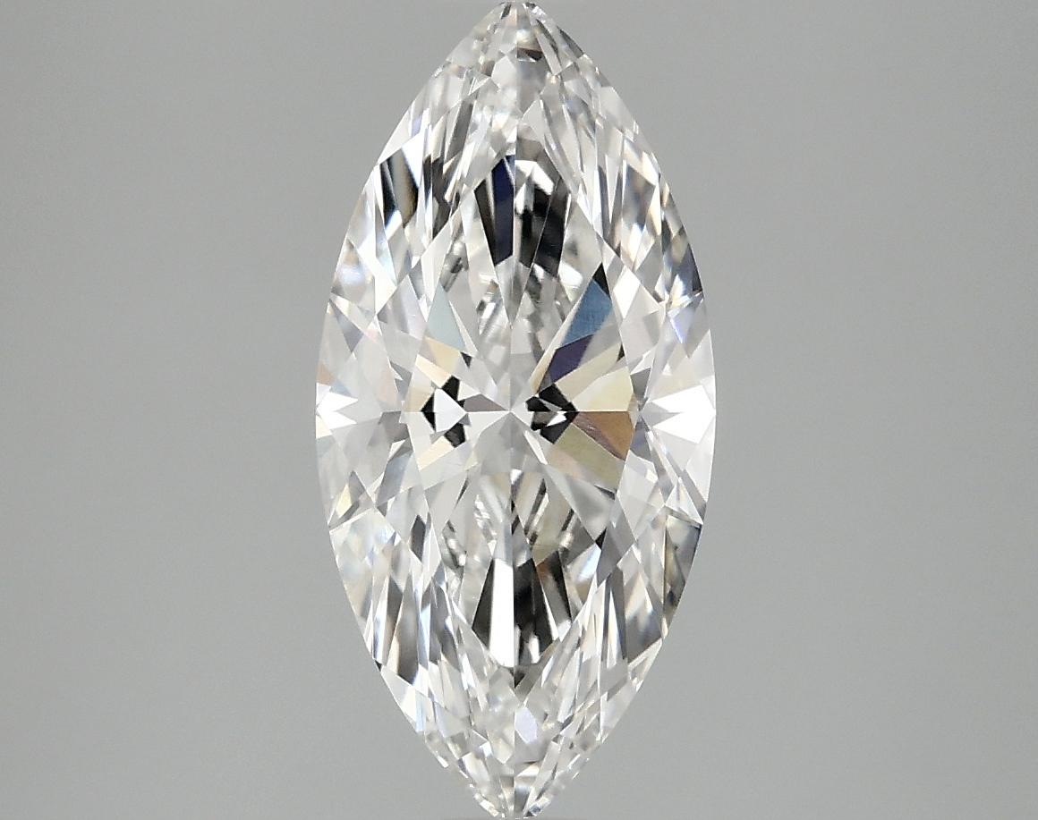 2.07 Carat Marquise Shaped Excellent Cut VVS2 IGI Certified Lab Grown Diamond