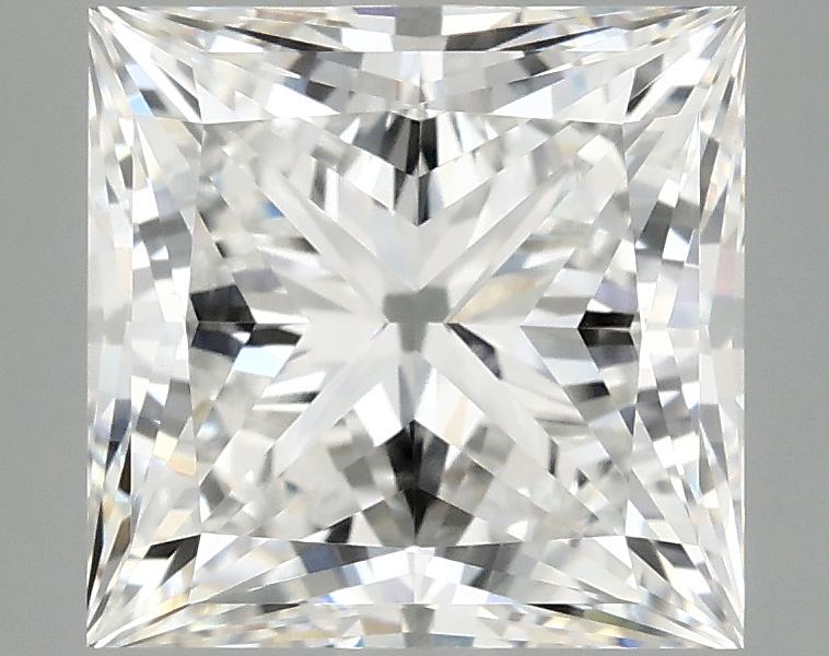 4.16 Carat Princess Shaped Ideal Cut VVS2 IGI Certified Lab Grown Diamond
