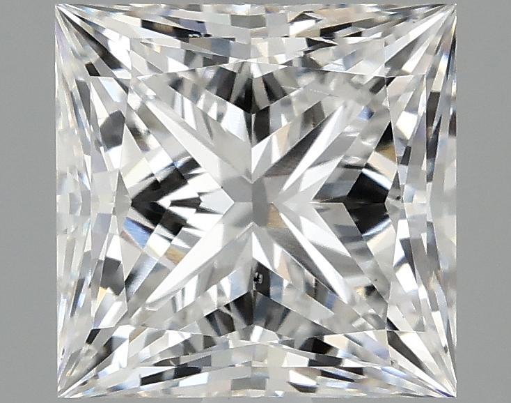 2.08 Carat Princess Shaped Ideal Cut SI1 IGI Certified Lab Grown Diamond