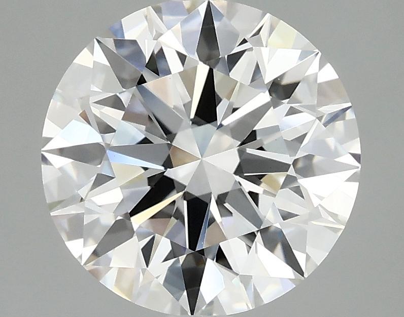 3.08 Carat Round Shaped Ideal Cut VVS2 IGI Certified Lab Grown Diamond