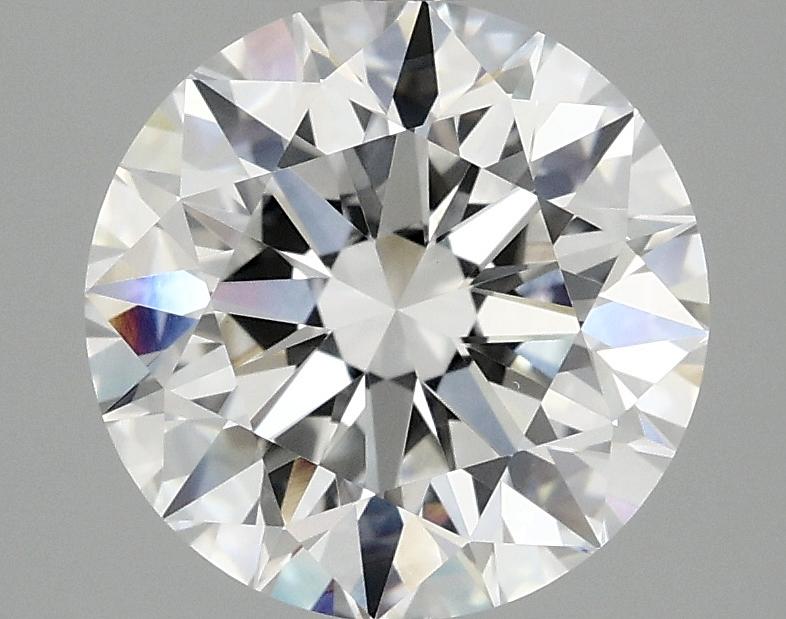 3.06 Carat Round Shaped Excellent Cut VVS2 IGI Certified Lab Grown Diamond