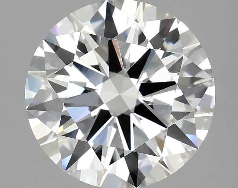 2.56 Carat Round Shaped Ideal Cut VVS2 IGI Certified Lab Grown Diamond