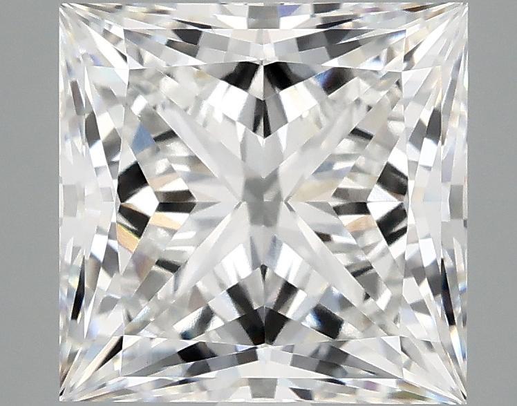 3.91 Carat Princess Shaped Ideal Cut VVS2 IGI Certified Lab Grown Diamond