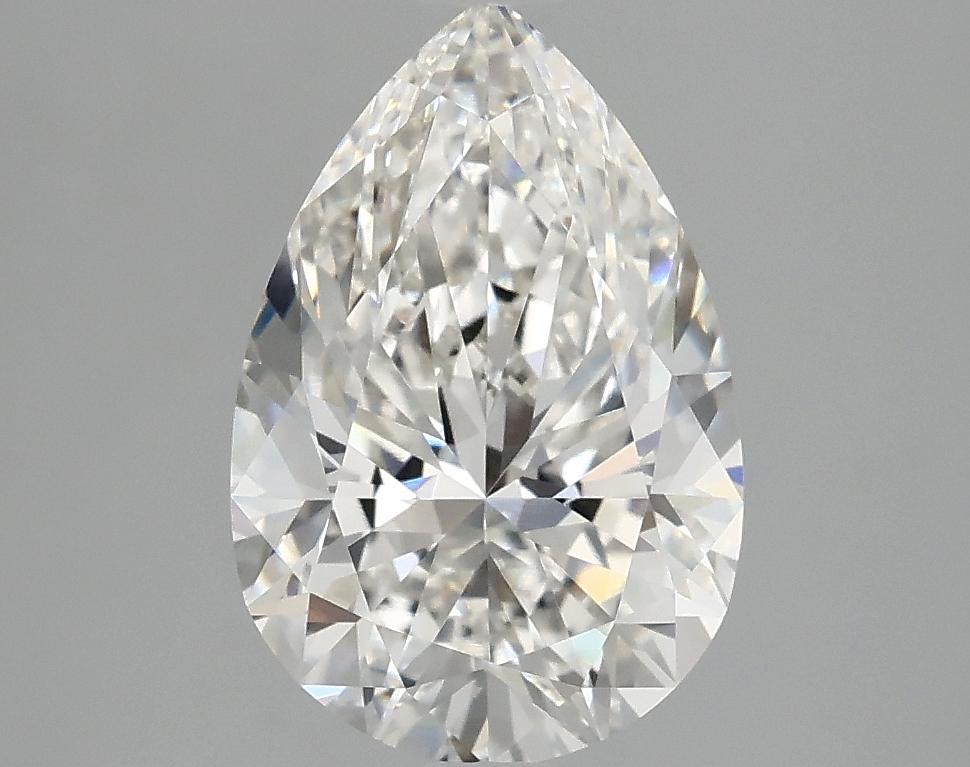 2.56 Carat Pear Shaped Excellent Cut VVS2 IGI Certified Lab Grown Diamond