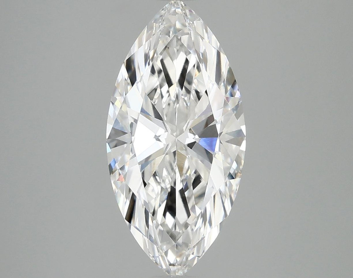 2.52 Carat Marquise Shaped Ideal Cut VVS2 IGI Certified Lab Grown Diamond