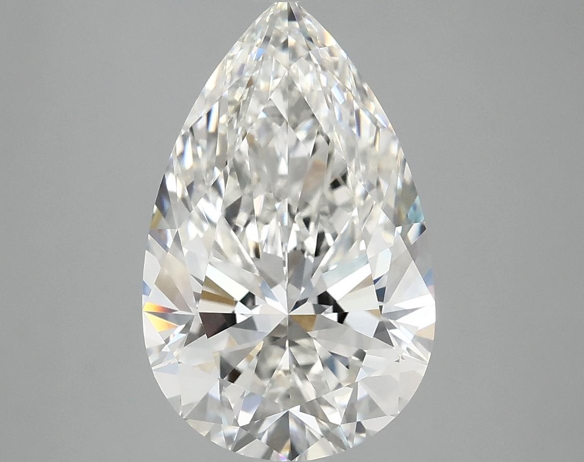 4.08 Carat Pear Shaped Ideal Cut VVS2 IGI Certified Lab Grown Diamond