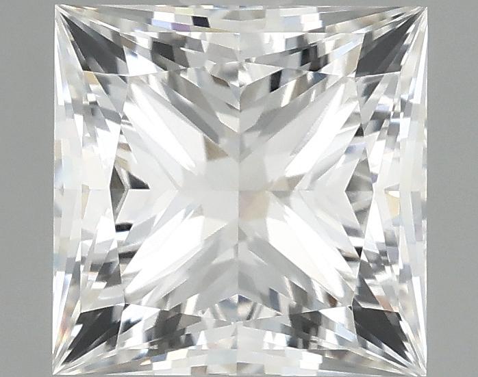 2.07 Carat Princess Shaped Ideal Cut VVS2 IGI Certified Lab Grown Diamond