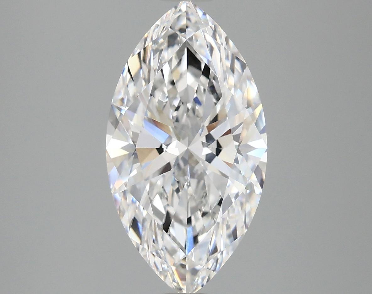 2.98 Carat Marquise Shaped Excellent Cut VVS2 IGI Certified Lab Grown Diamond