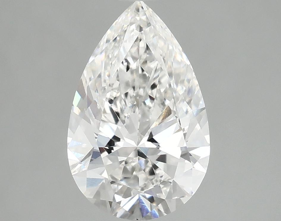 2.07 Carat Pear Shaped Ideal Cut VVS2 IGI Certified Lab Grown Diamond