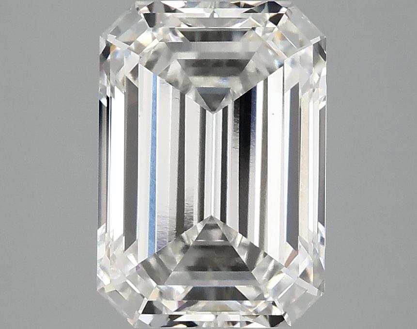 3.1 Carat Emerald Shaped Ideal Cut VVS2 IGI Certified Lab Grown Diamond
