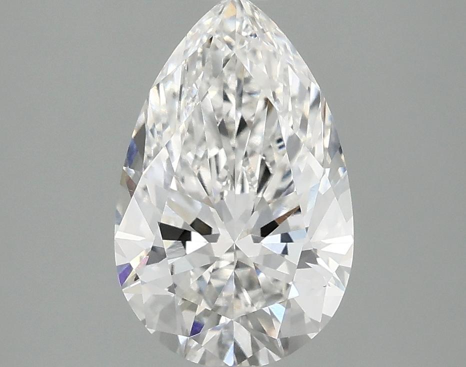 2.07 Carat Pear Shaped Ideal Cut VVS2 IGI Certified Lab Grown Diamond