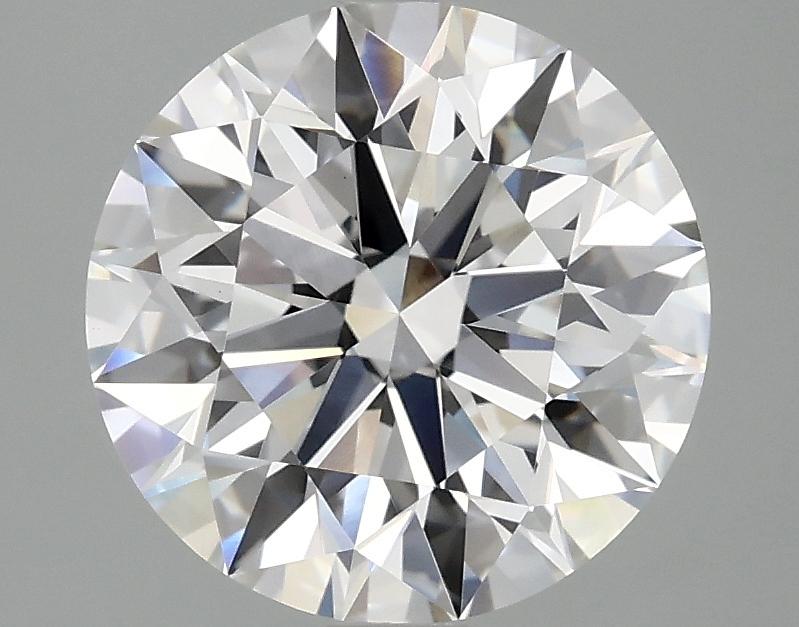 3.07 Carat Round Shaped Excellent Cut VVS2 IGI Certified Lab Grown Diamond