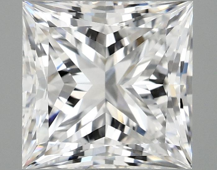2.09 Carat Princess Shaped Ideal Cut VVS2 IGI Certified Lab Grown Diamond