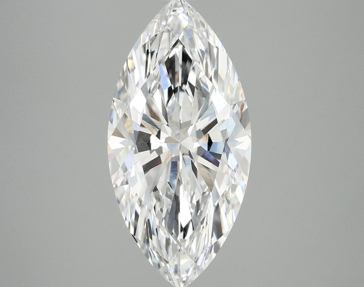 3.08 Carat Marquise Shaped Excellent Cut VVS2 IGI Certified Lab Grown Diamond
