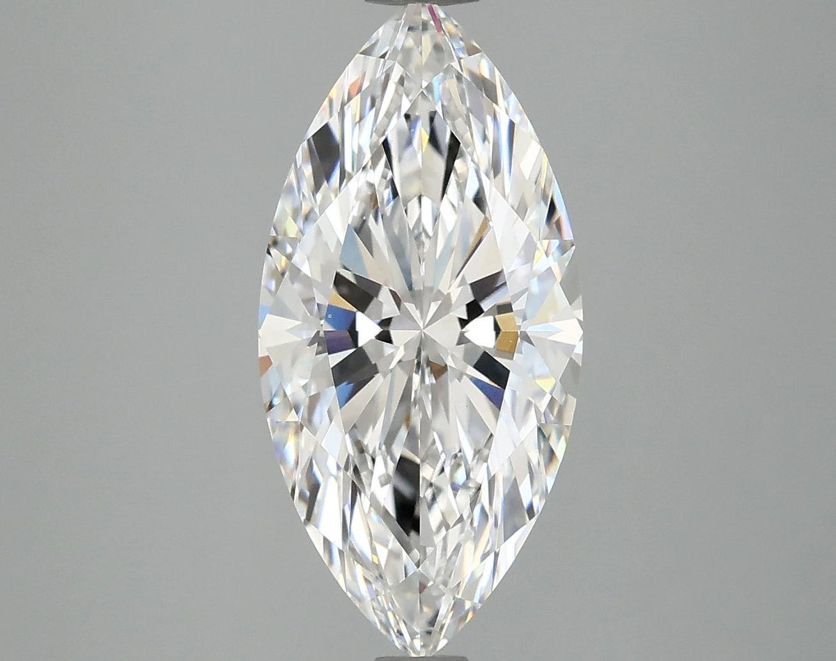 3.07 Carat Marquise Shaped Excellent Cut VVS2 IGI Certified Lab Grown Diamond
