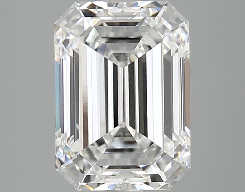 3.09 Carat Emerald Shaped Ideal Cut VVS2 IGI Certified Lab Grown Diamond
