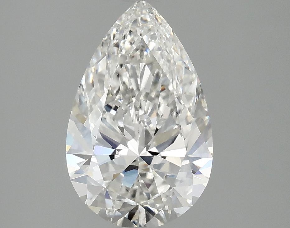 1.98 Carat Pear Shaped Ideal Cut VVS2 IGI Certified Lab Grown Diamond