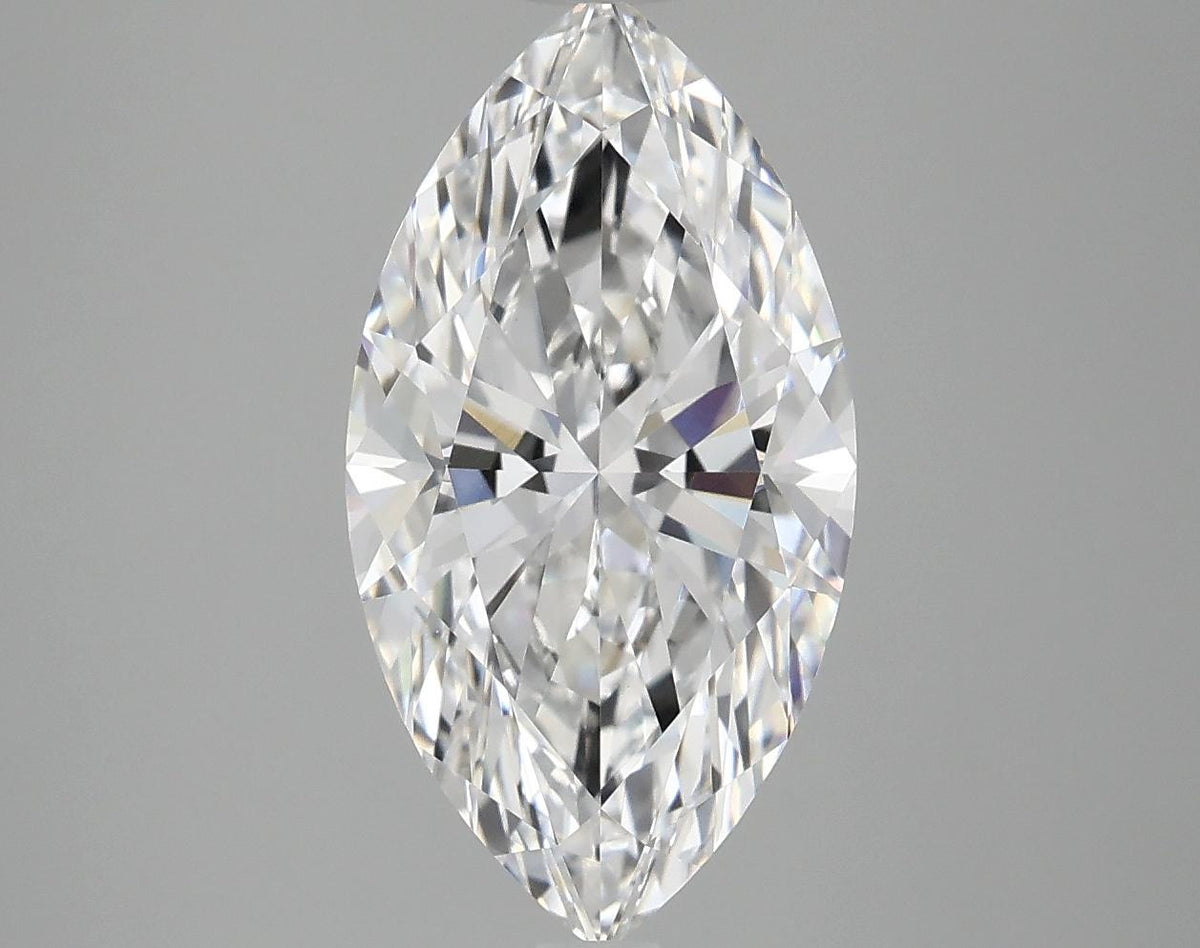 3.1 Carat Marquise Shaped Excellent Cut VVS2 IGI Certified Lab Grown Diamond