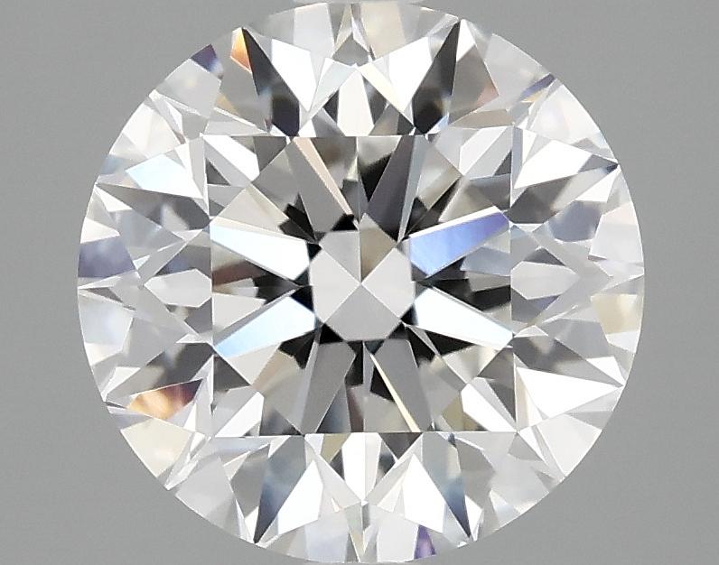 3.08 Carat Round Shaped Excellent Cut VVS2 IGI Certified Lab Grown Diamond